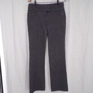 Joe B Benbasset Womens Black Gray Twill Dress Trouser - size S